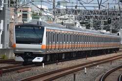 中野区を走るJR中央線