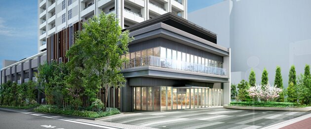 千住ザ・タワーの1階~3階までは商業施設。住戸は4階以上だ。