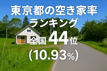 東京都の空き家率は10.93％で全国44位！　ランキング、長期推移、活用事例などを解説